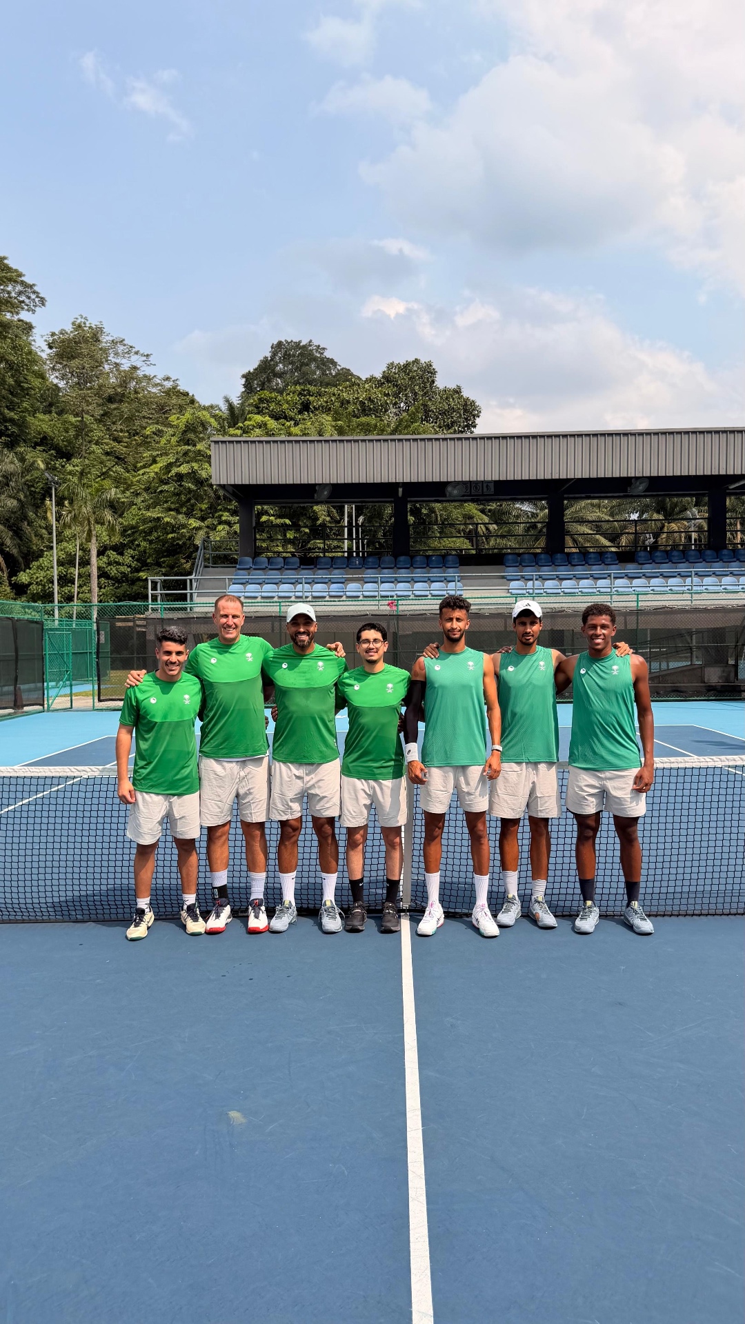 Saudi Arabia Davis Cup Team 2026 — team portrait